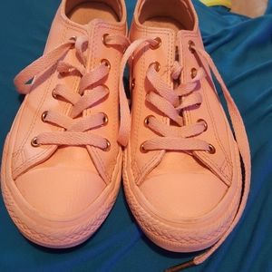 tennis shoes girl Leather pink